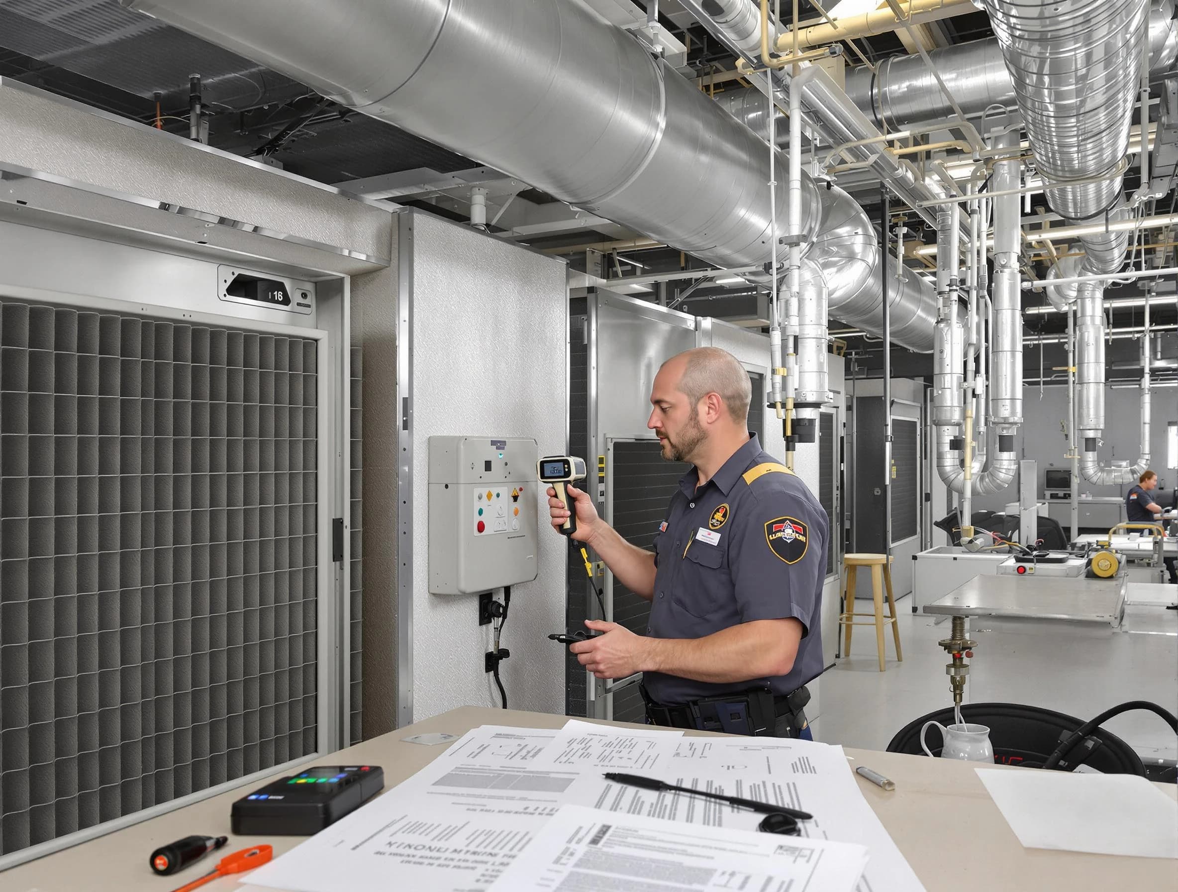 Professional filter system inspection by Marlborough Air Duct Cleaning in Marlborough