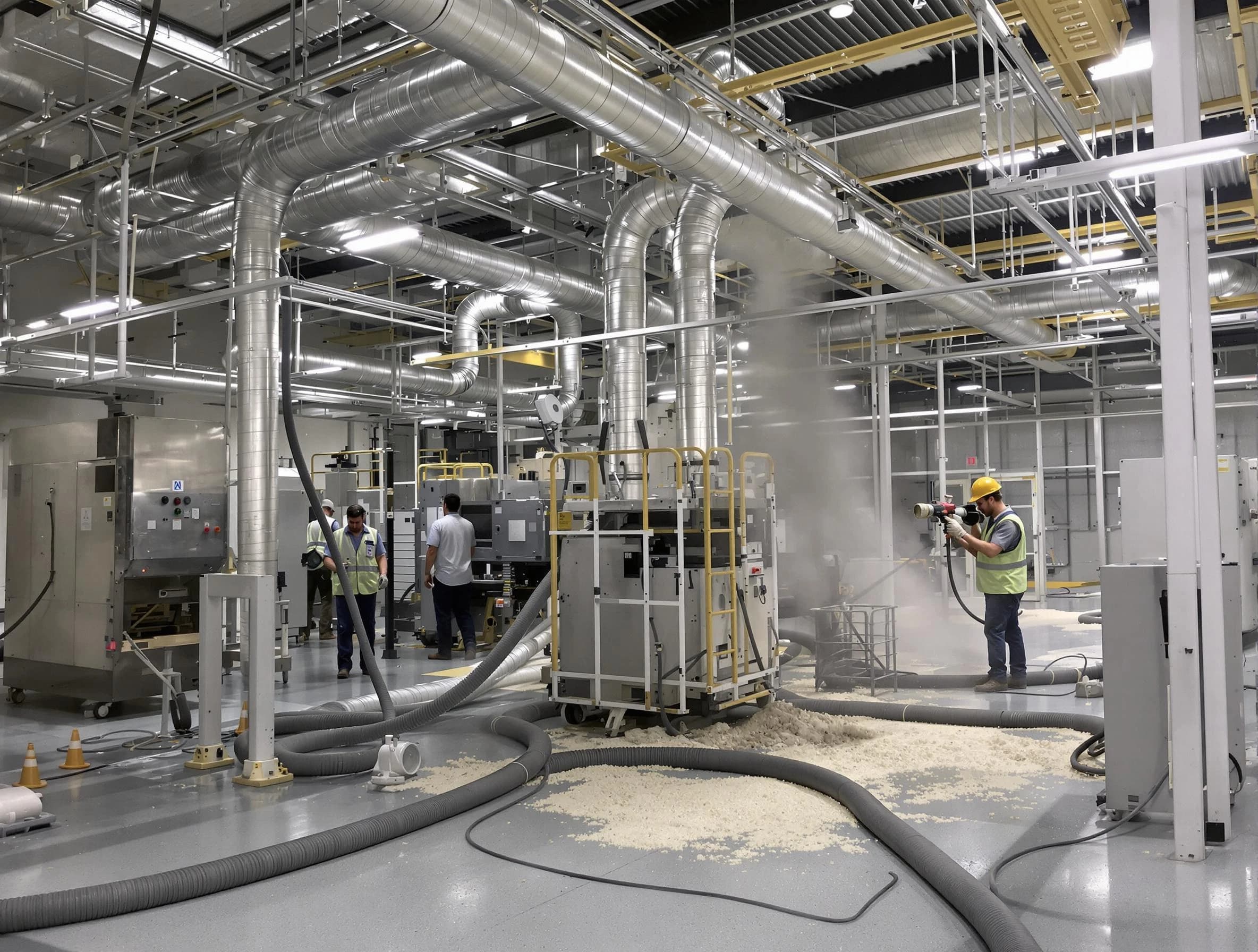 Heavy-duty industrial duct cleaning by Marlborough Air Duct Cleaning in Marlborough