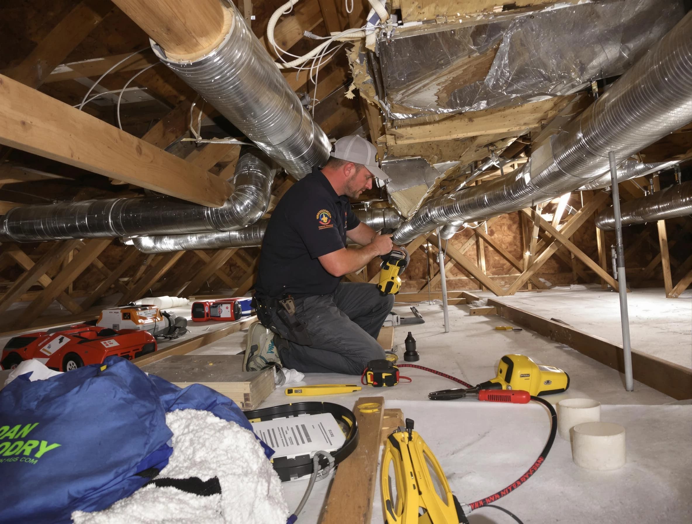 Professional air duct repair by Marlborough Air Duct Cleaning in Marlborough
