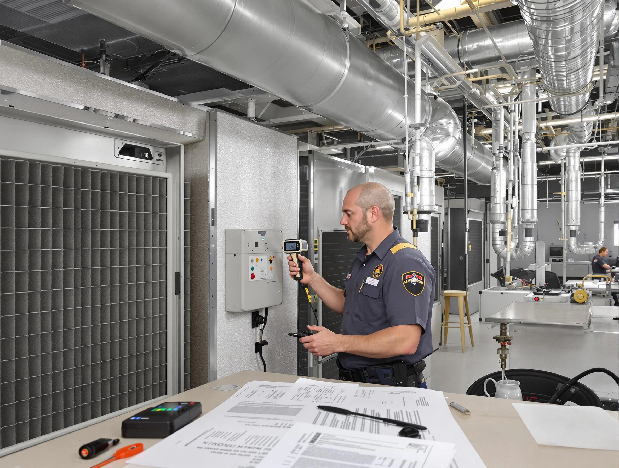 Professional filter system inspection by Marlborough Air Duct Cleaning in Marlborough