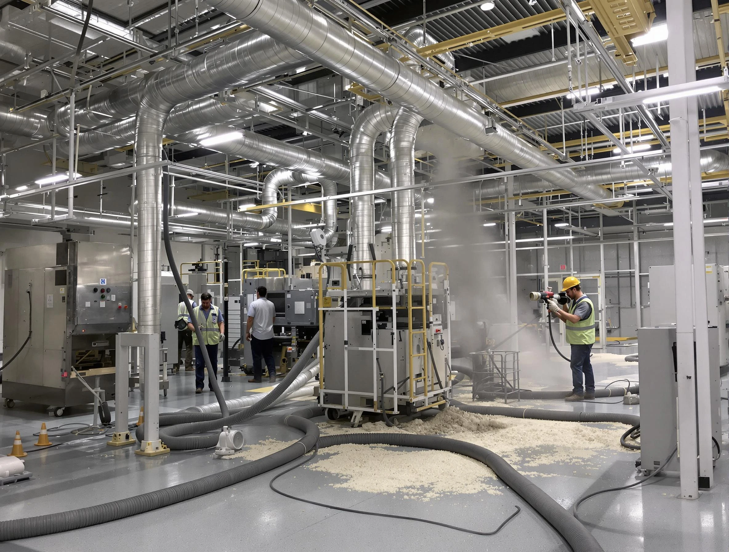 Heavy-duty industrial duct cleaning by Marlborough Air Duct Cleaning in Marlborough